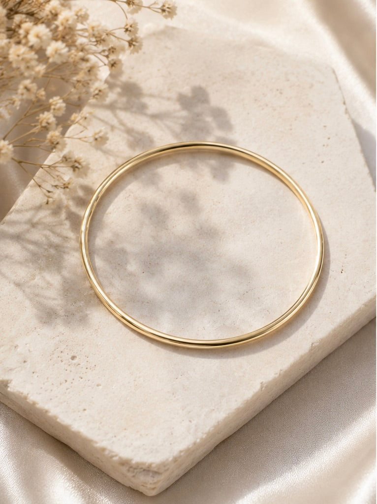 Non-Tarnish Gold Bangle Set